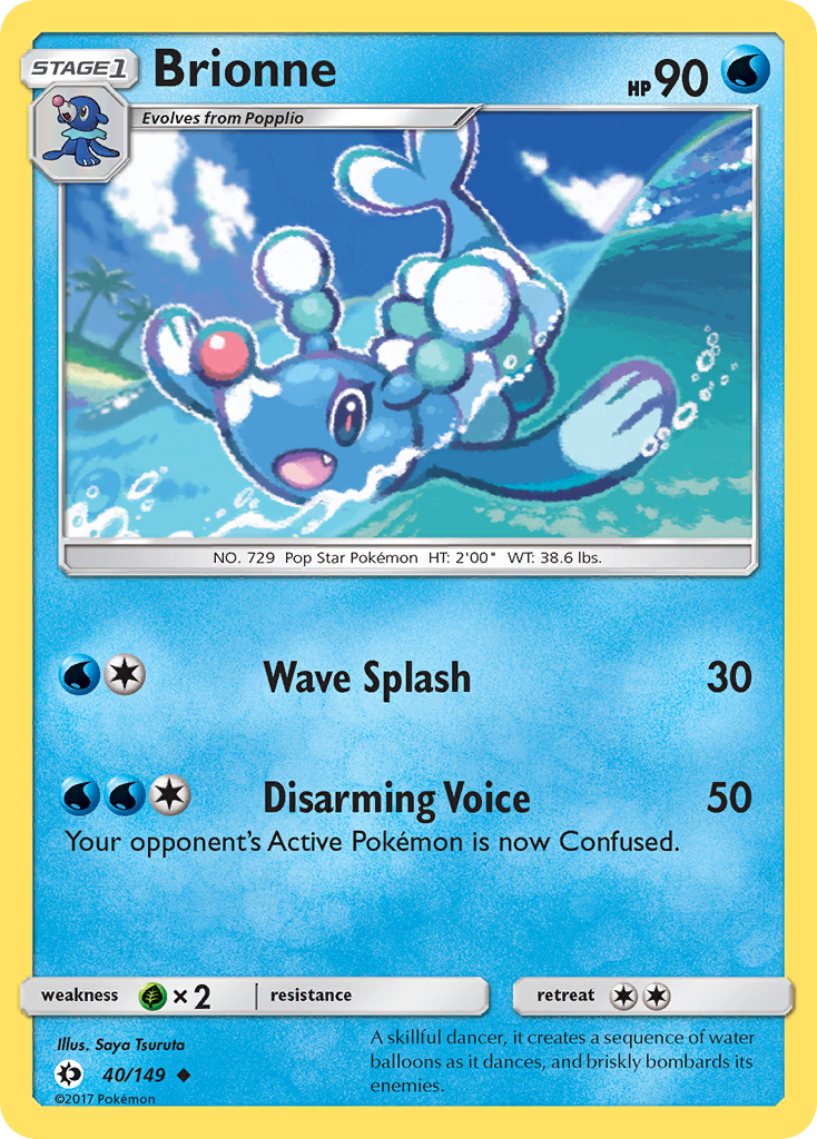 Brionne (40/149) [Sun & Moon: Base Set] | Deep Dive Games St. Marys