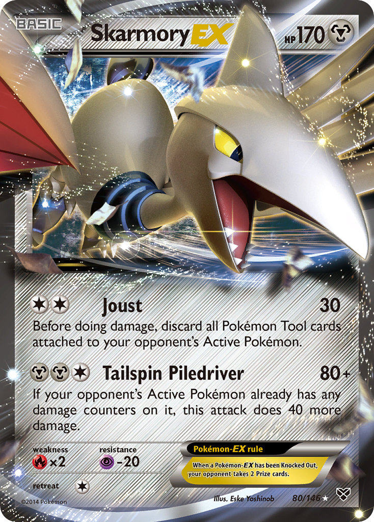 Skarmory EX (80/146) [XY: Base Set] | Deep Dive Games St. Marys