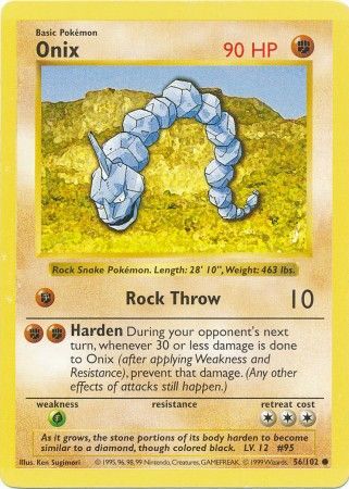 Onix (56/102) [Base Set Shadowless Unlimited] | Deep Dive Games St. Marys