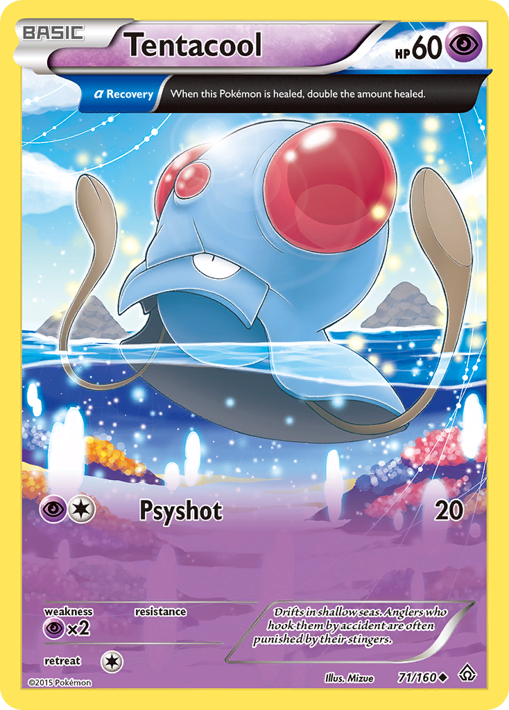 Tentacool (71/160) [XY: Primal Clash] | Deep Dive Games St. Marys