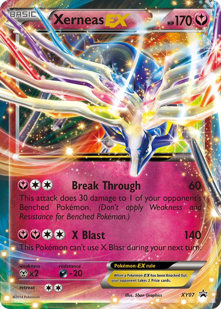 Xerneas EX (XY07) [XY: Black Star Promos] | Deep Dive Games St. Marys