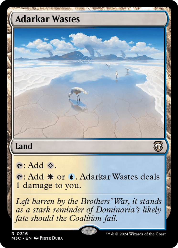 Adarkar Wastes [Modern Horizons 3 Commander] | Deep Dive Games St. Marys