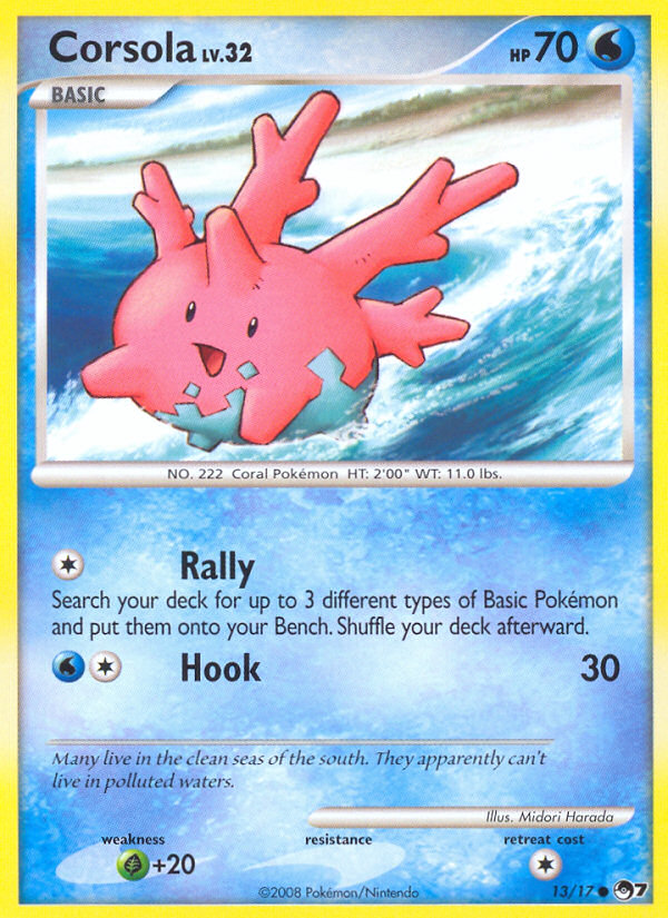 Corsola (13/17) [POP Series 7] | Deep Dive Games St. Marys