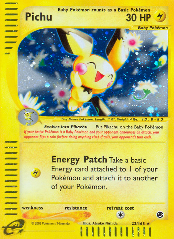 Pichu (22/165) [Expedition: Base Set] | Deep Dive Games St. Marys