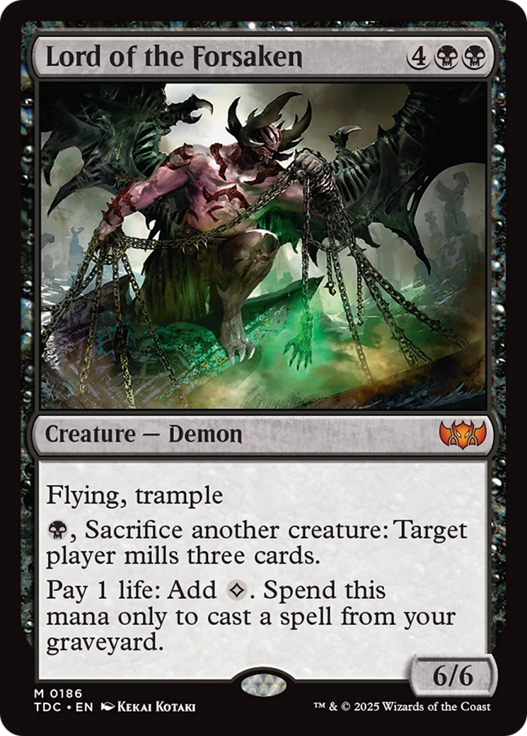 Lord of the Forsaken [Tarkir: Dragonstorm Commander] | Deep Dive Games St. Marys