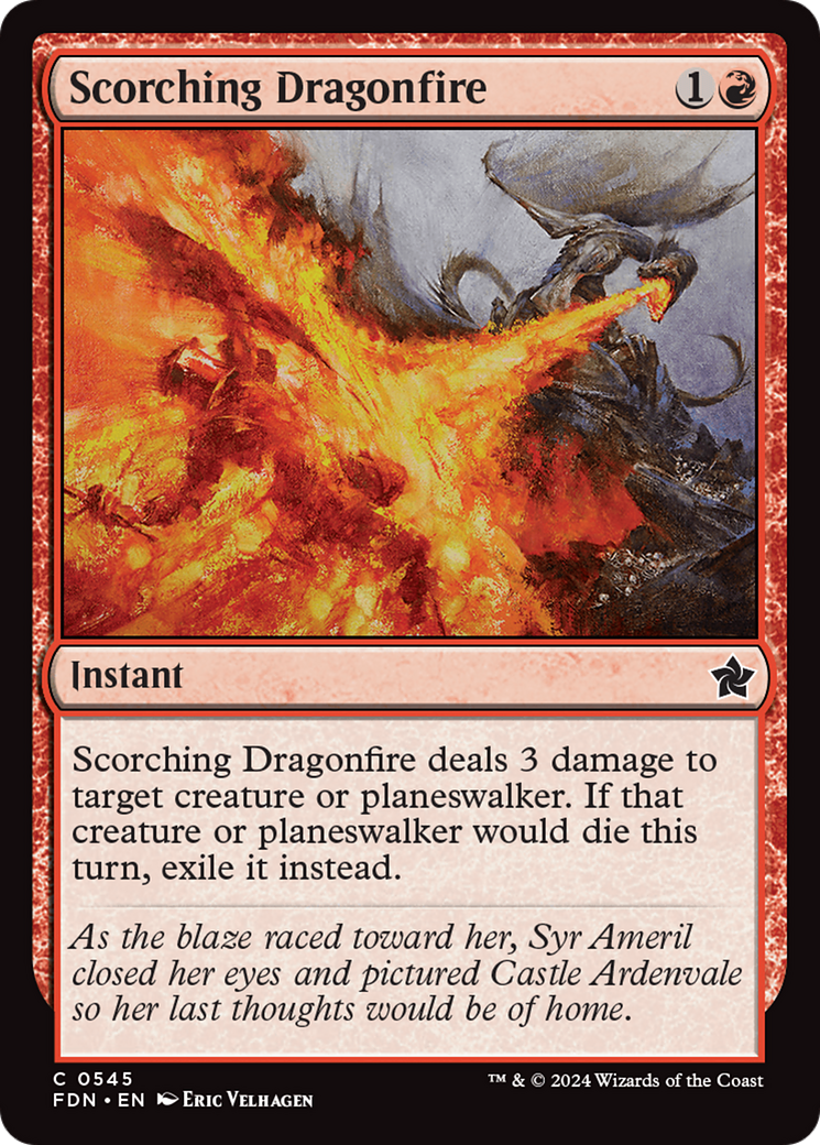 Scorching Dragonfire [Foundations] | Deep Dive Games St. Marys