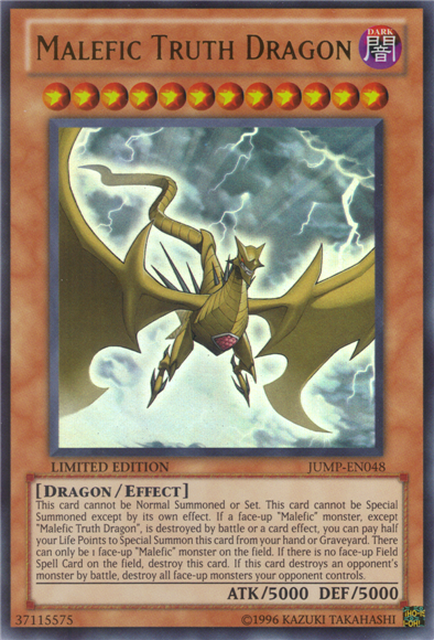 Malefic Truth Dragon [JUMP-EN048] Ultra Rare | Deep Dive Games St. Marys