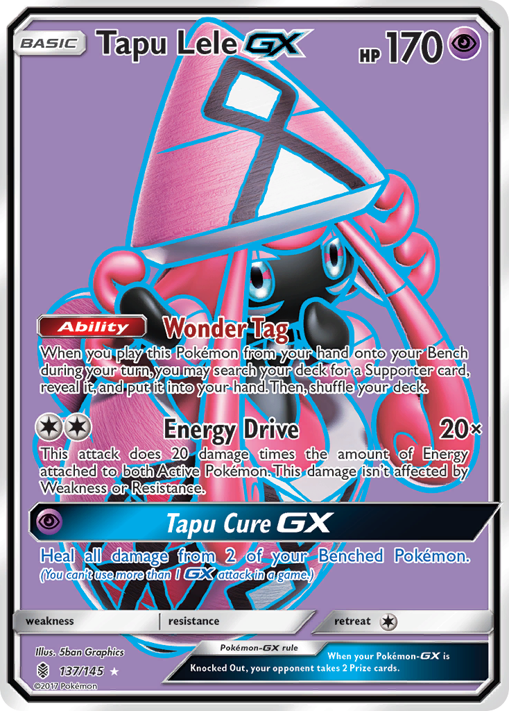 Tapu Lele GX (137/145) [Sun & Moon: Guardians Rising] | Deep Dive Games St. Marys