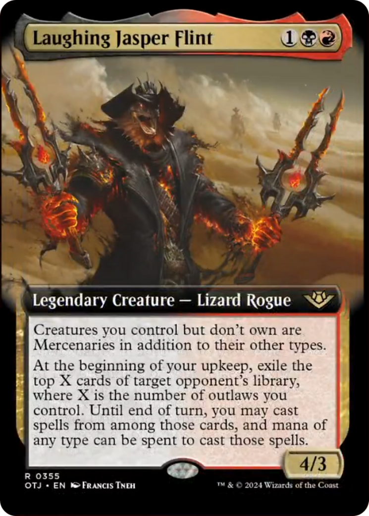Laughing Jasper Flint (Extended Art) [Outlaws of Thunder Junction] | Deep Dive Games St. Marys