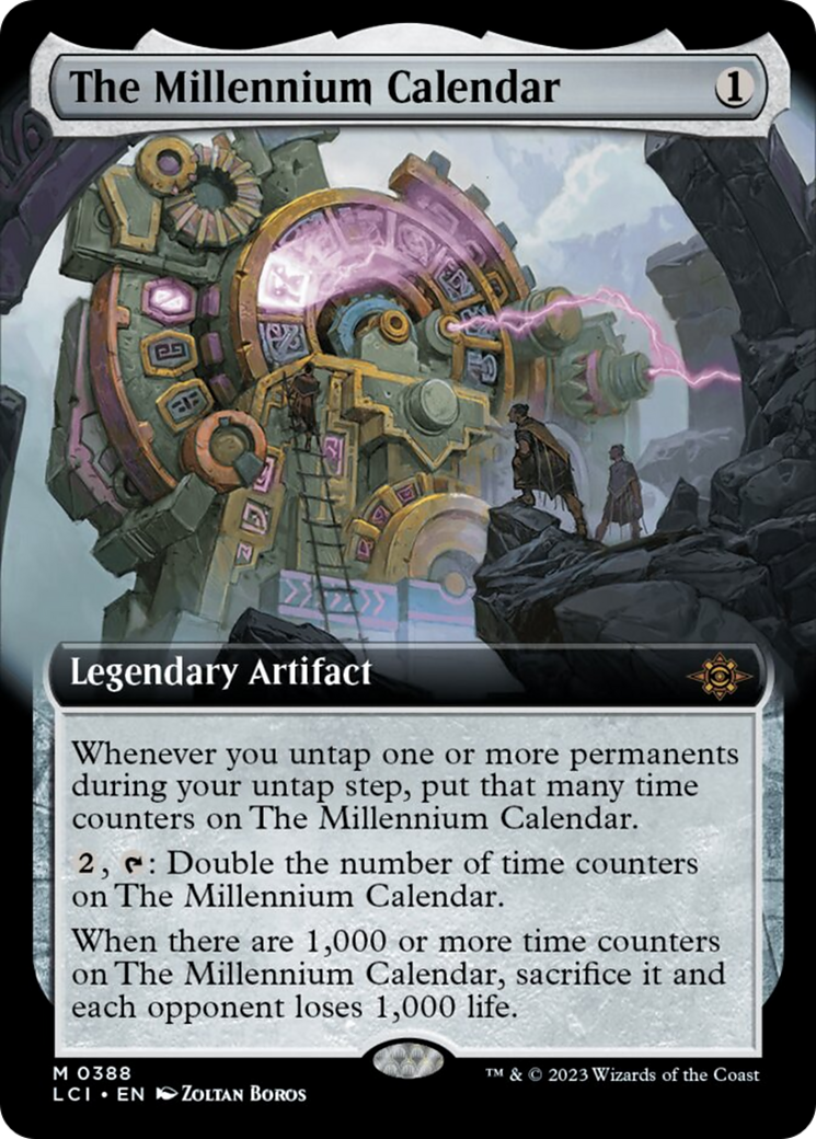 The Millennium Calendar (Extended Art) [The Lost Caverns of Ixalan] | Deep Dive Games St. Marys