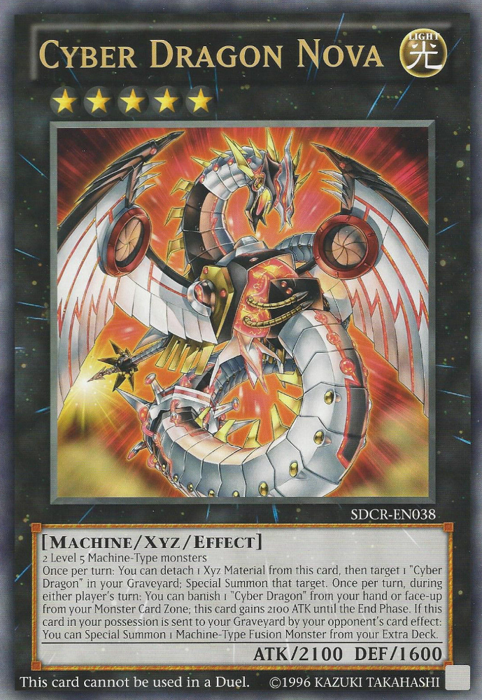 Cyber Dragon Nova (Oversized) (Machine Madness) [SDCR-EN038] Promo | Deep Dive Games St. Marys