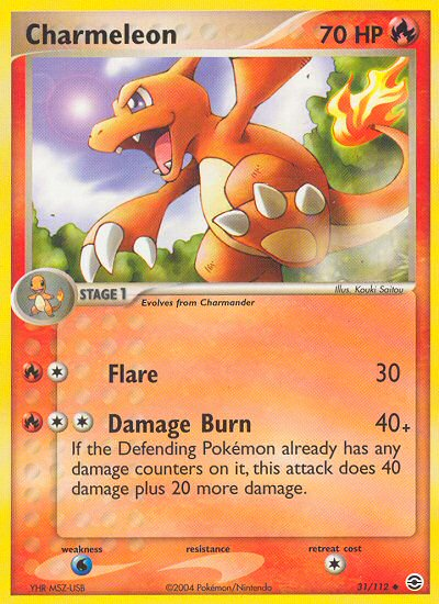 Charmeleon (31/112) [EX: FireRed & LeafGreen] | Deep Dive Games St. Marys