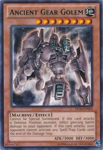 Ancient Gear Golem (Green) [DL18-EN004] Rare | Deep Dive Games St. Marys