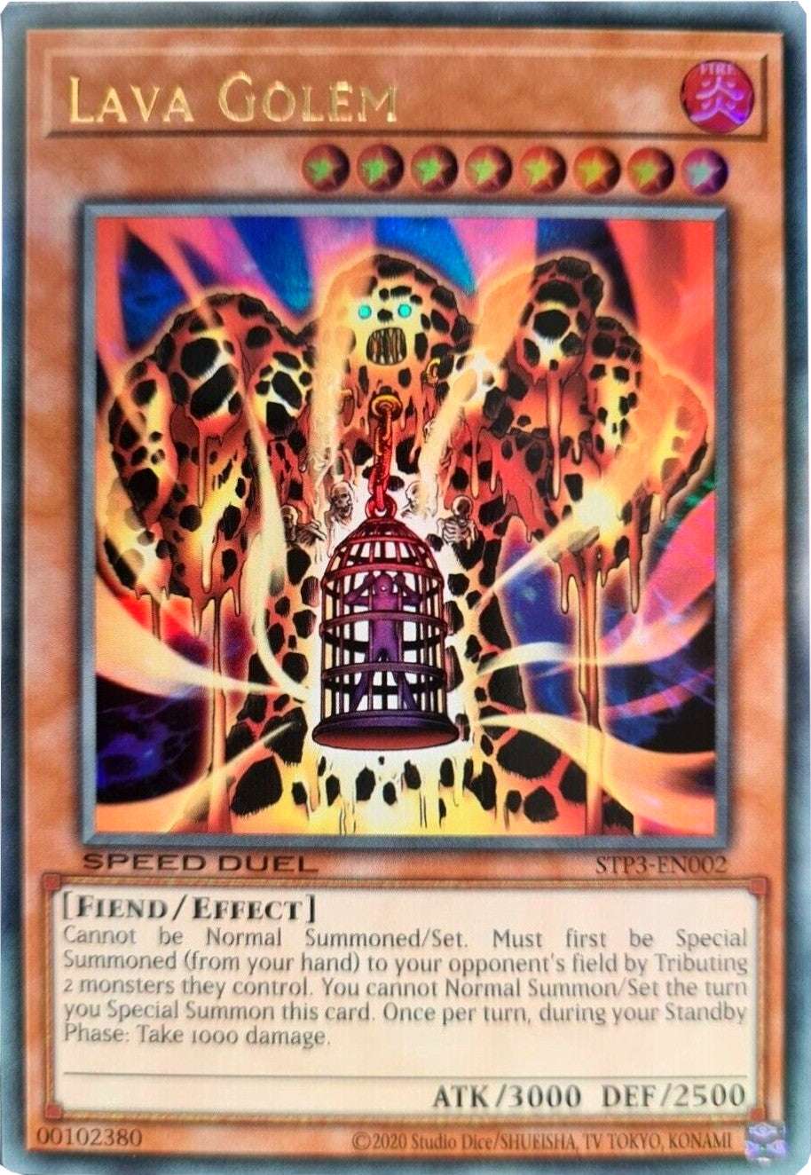 Lava Golem [STP3-EN002] Ultra Rare | Deep Dive Games St. Marys