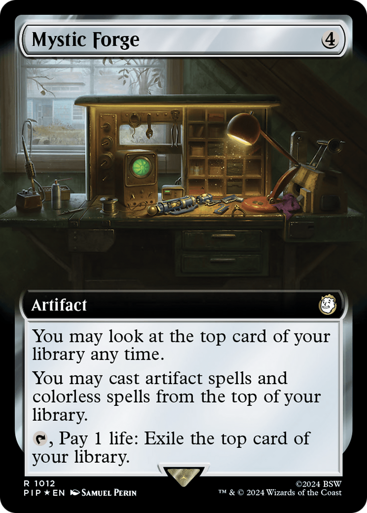 Mystic Forge (Extended Art) (Surge Foil) [Fallout] | Deep Dive Games St. Marys