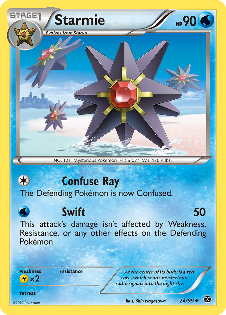 Starmie (24/99) [Black & White: Next Destinies] | Deep Dive Games St. Marys