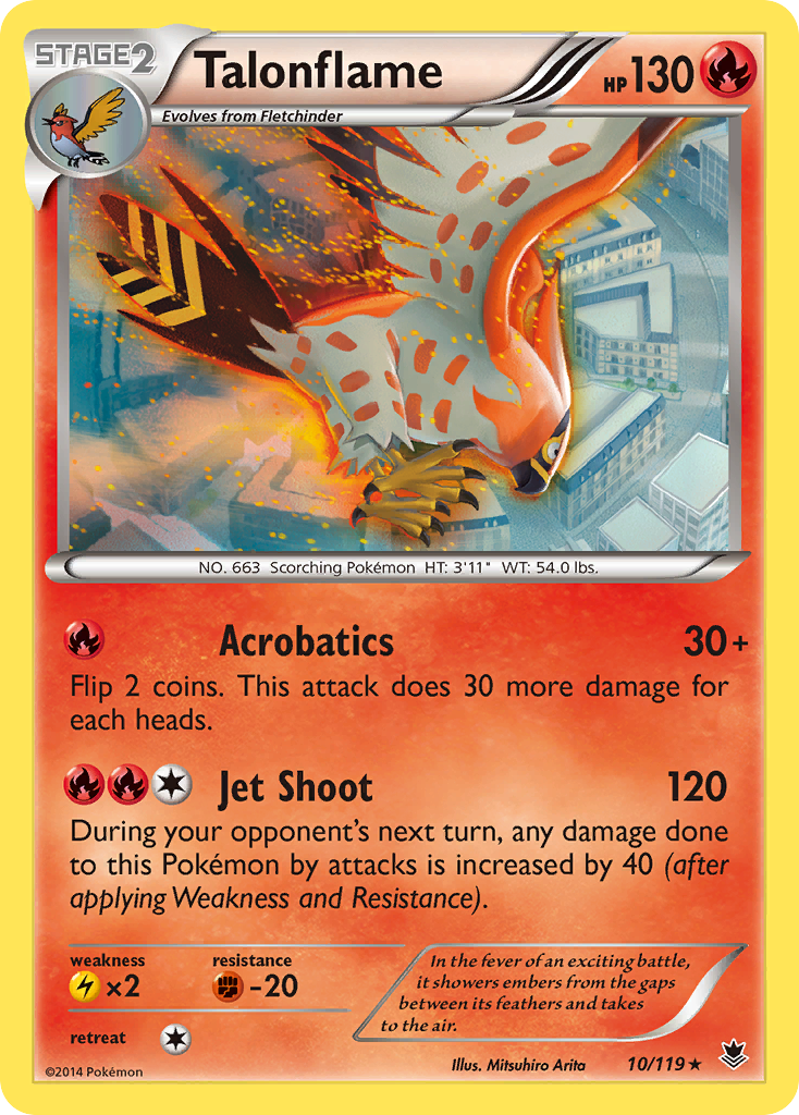 Talonflame (10/119) [XY: Phantom Forces] | Deep Dive Games St. Marys