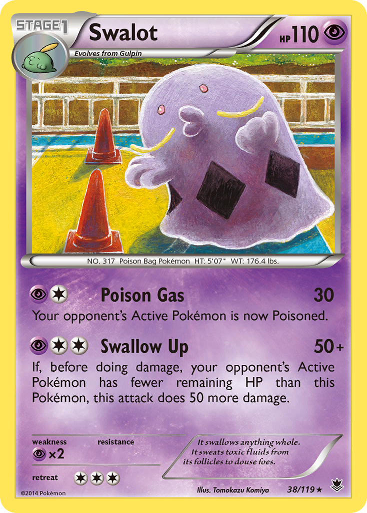 Swalot (38/119) [XY: Phantom Forces] | Deep Dive Games St. Marys