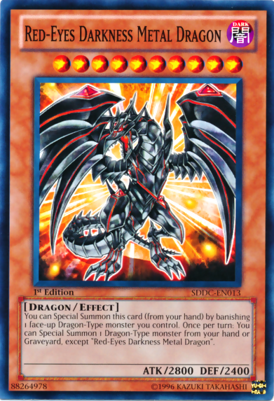 Red-Eyes Darkness Metal Dragon [SDDC-EN013] Common | Deep Dive Games St. Marys