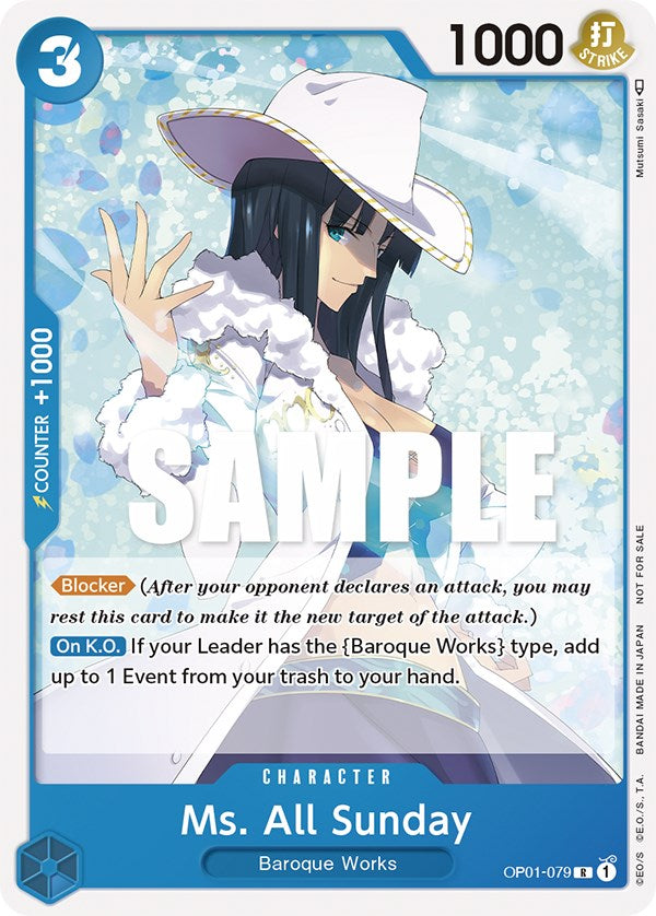 Ms. All Sunday (Promotion Pack 2023) [One Piece Promotion Cards] | Deep Dive Games St. Marys