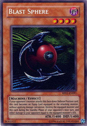 Blast Sphere [RP01-EN091] Secret Rare | Deep Dive Games St. Marys