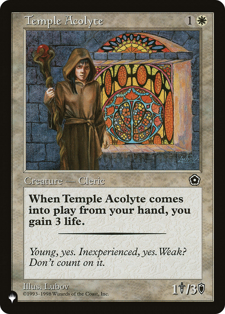 Temple Acolyte [The List] | Deep Dive Games St. Marys