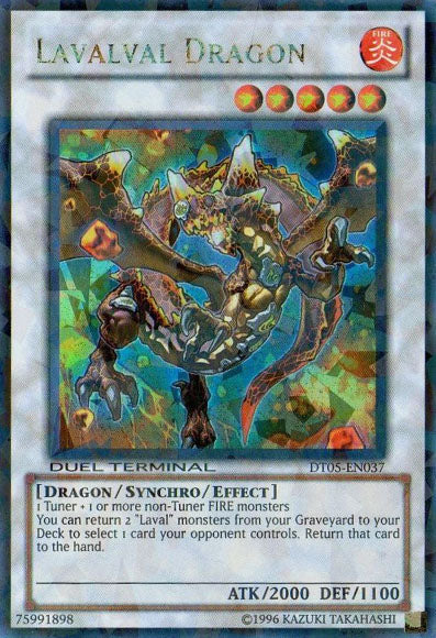 Lavalval Dragon [DT05-EN037] Ultra Rare | Deep Dive Games St. Marys