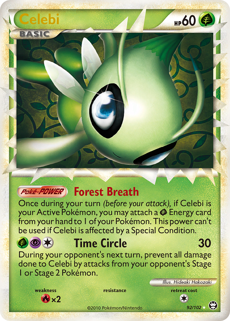 Celebi (92/102) [HeartGold & SoulSilver: Triumphant] | Deep Dive Games St. Marys