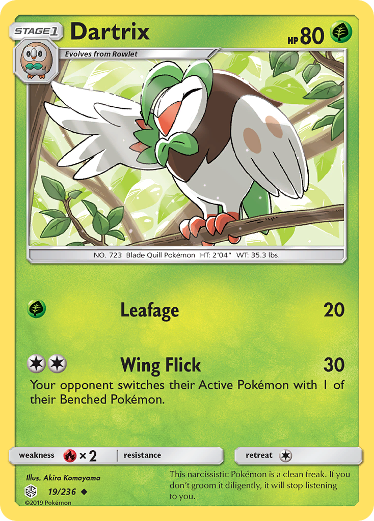 Dartrix (19/236) [Sun & Moon: Cosmic Eclipse] | Deep Dive Games St. Marys