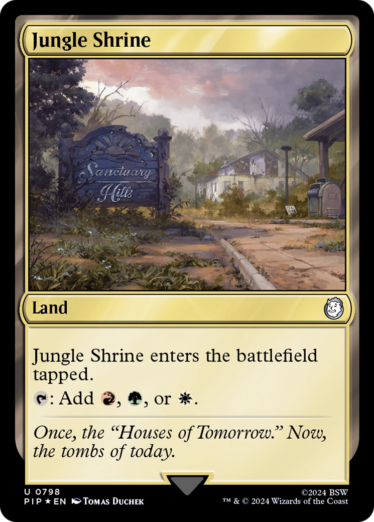 Jungle Shrine (Surge Foil) [Fallout] | Deep Dive Games St. Marys