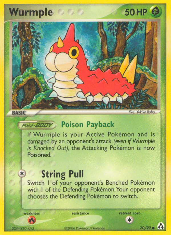 Wurmple (70/92) [EX: Legend Maker] | Deep Dive Games St. Marys