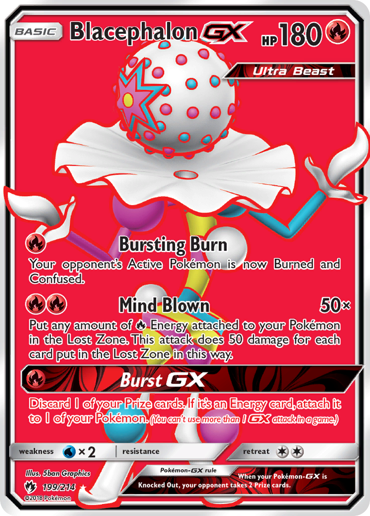 Blacephalon GX (199/214) [Sun & Moon: Lost Thunder] | Deep Dive Games St. Marys