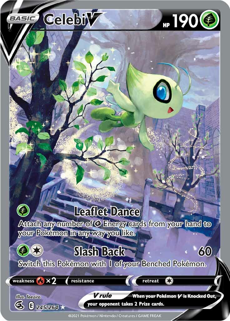 Celebi V (245/264) [Sword & Shield: Fusion Strike] | Deep Dive Games St. Marys