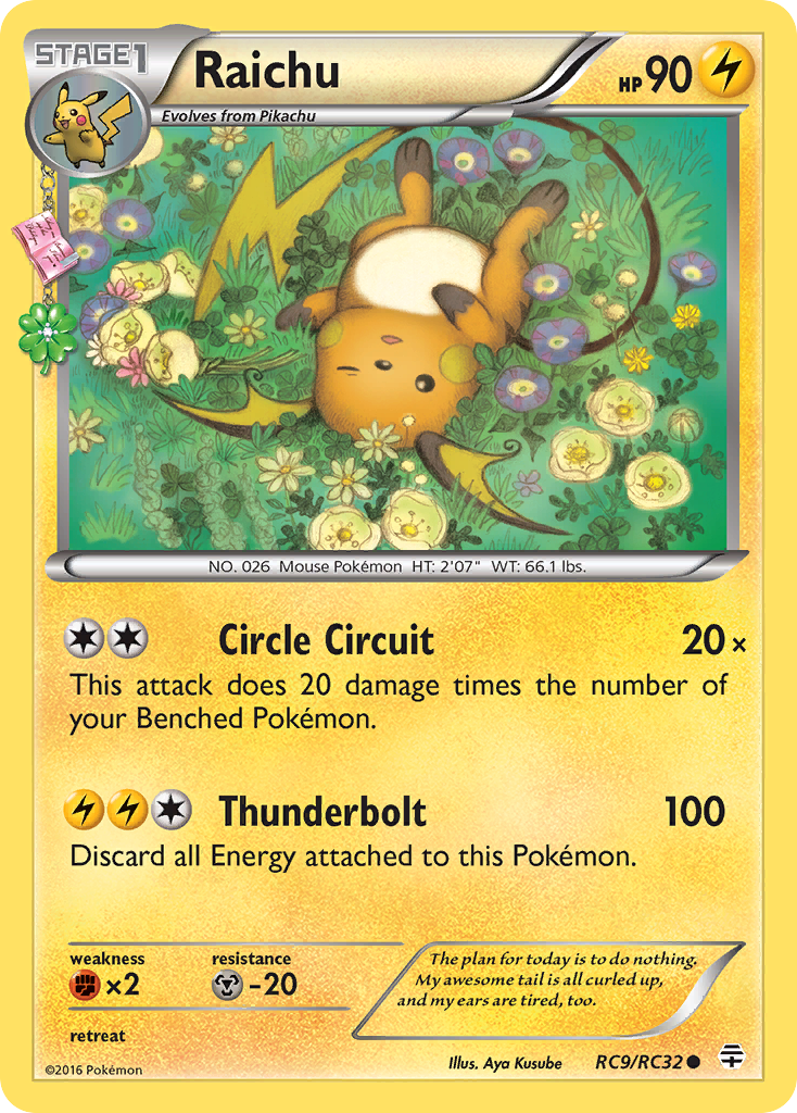 Raichu (RC9/RC32) [XY: Generations] | Deep Dive Games St. Marys