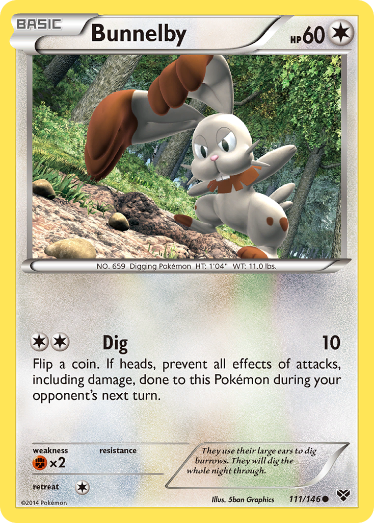 Bunnelby (111/146) [XY: Base Set] | Deep Dive Games St. Marys