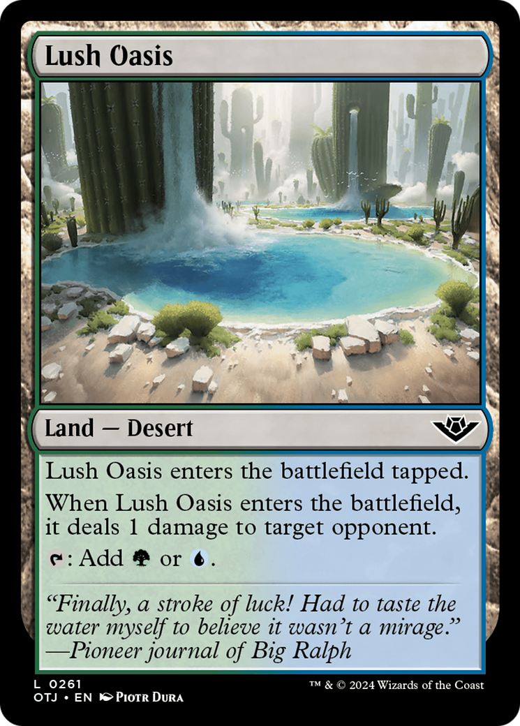 Lush Oasis [Outlaws of Thunder Junction] | Deep Dive Games St. Marys