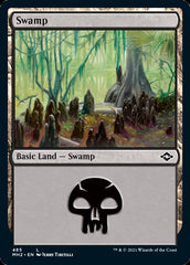 Swamp (485) (Foil Etched) [Modern Horizons 2] | Deep Dive Games St. Marys