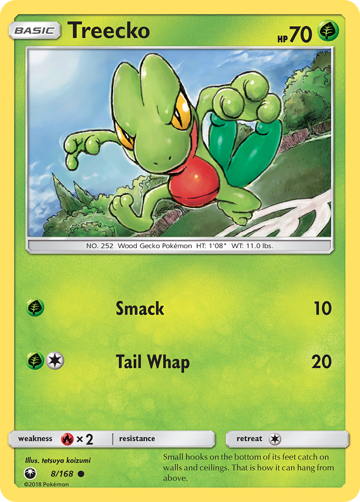 Treecko (8/168) [Sun & Moon: Celestial Storm] | Deep Dive Games St. Marys