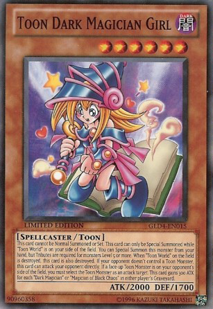 Toon Dark Magician Girl [GLD4-EN015] Common | Deep Dive Games St. Marys