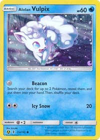 Alolan Vulpix (21a/145) (Alternate Art Promo) [Sun & Moon: Guardians Rising] | Deep Dive Games St. Marys