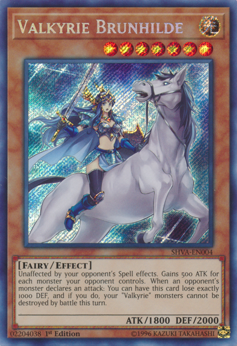 Valkyrie Brunhilde [SHVA-EN004] Secret Rare | Deep Dive Games St. Marys