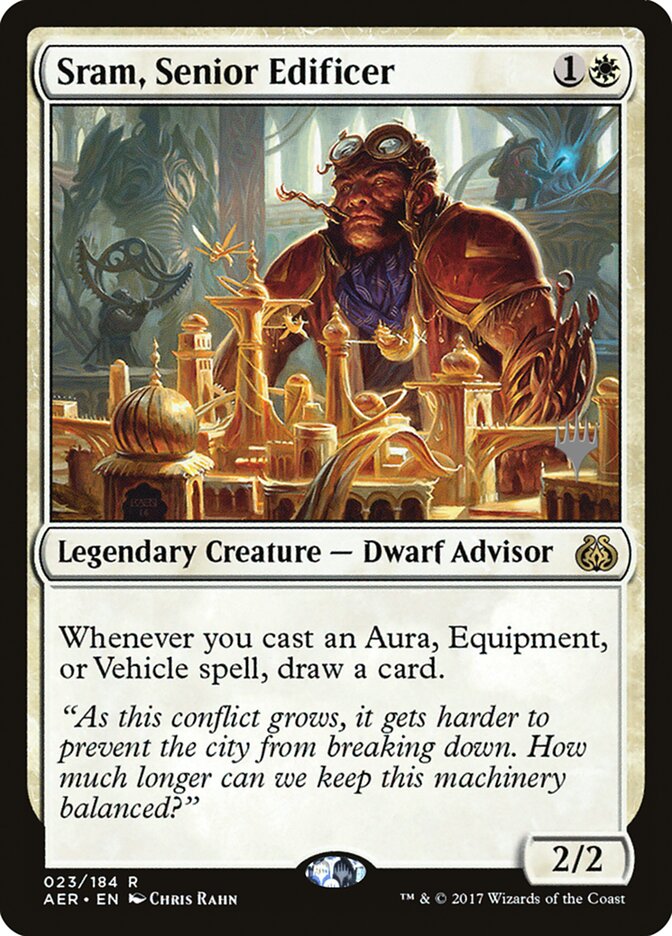 Sram, Senior Edificer [Aether Revolt Promos] | Deep Dive Games St. Marys