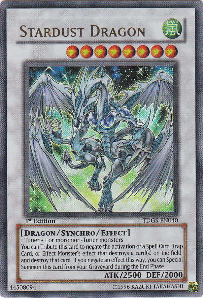 Stardust Dragon [TDGS-EN040] Ultra Rare | Deep Dive Games St. Marys