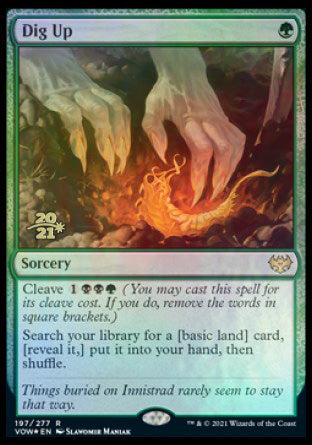 Dig Up [Innistrad: Crimson Vow Prerelease Promos] | Deep Dive Games St. Marys