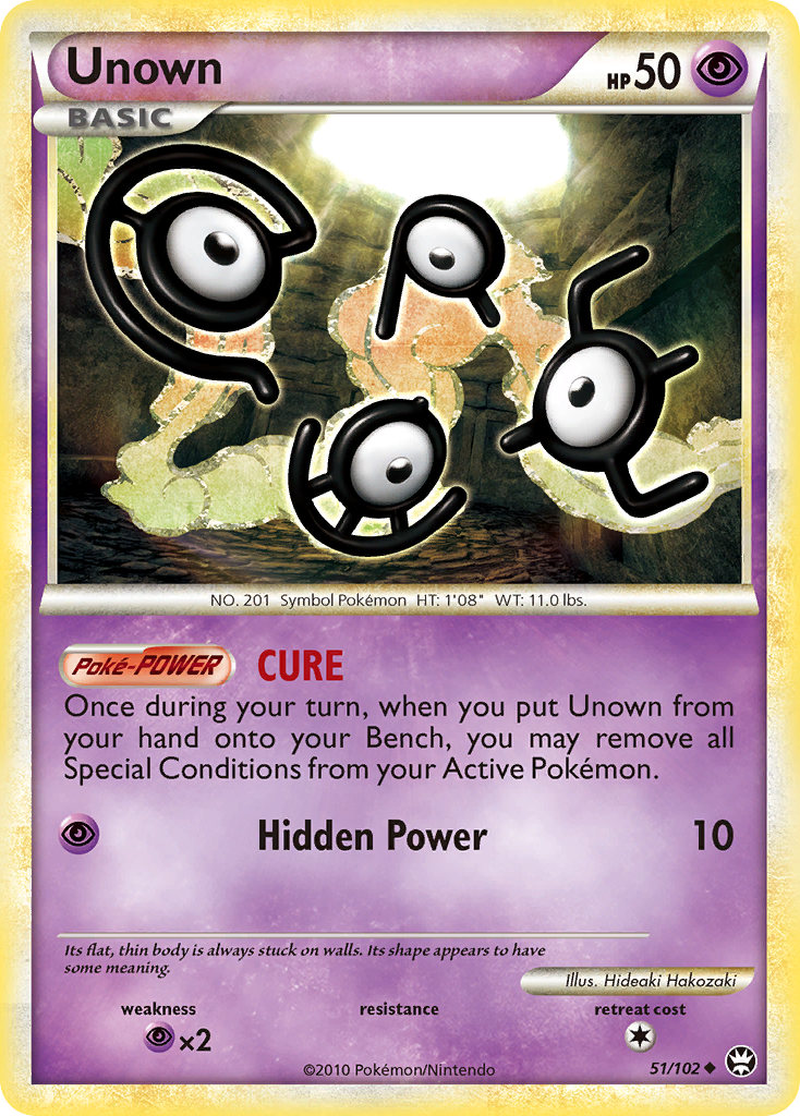 Unown (51/102) [HeartGold & SoulSilver: Triumphant] | Deep Dive Games St. Marys