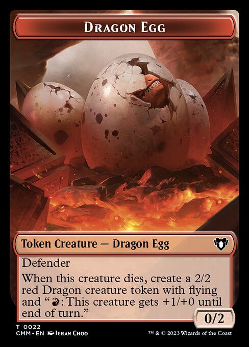 City's Blessing // Dragon Egg Double-Sided Token [Commander Masters Tokens] | Deep Dive Games St. Marys