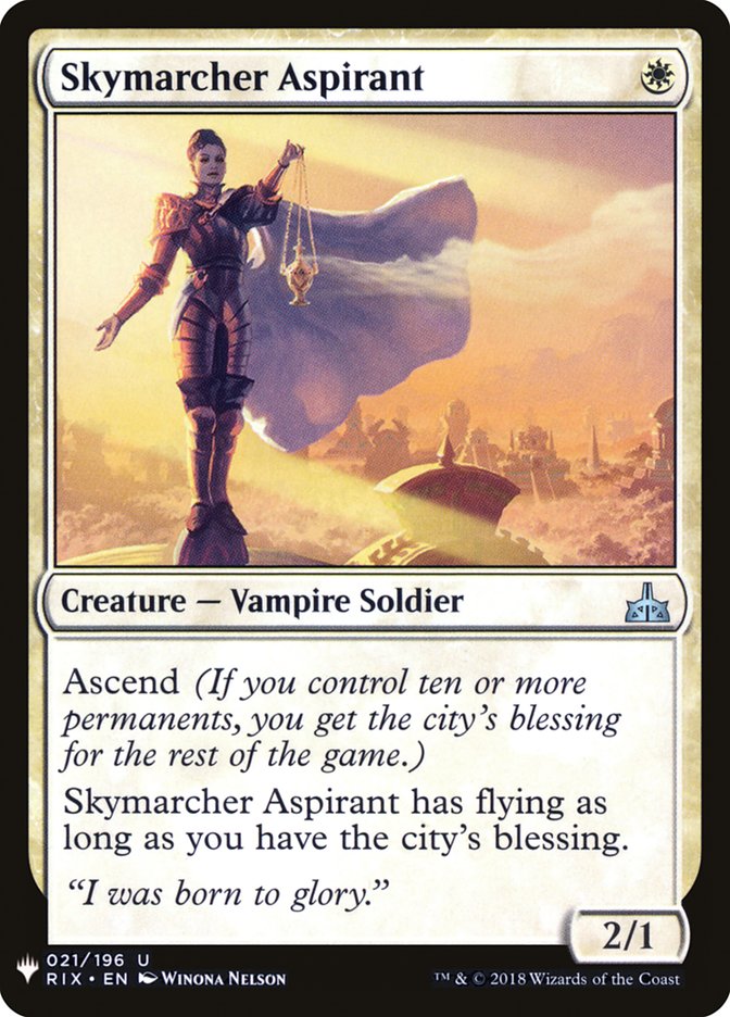 Skymarcher Aspirant [Mystery Booster] | Deep Dive Games St. Marys