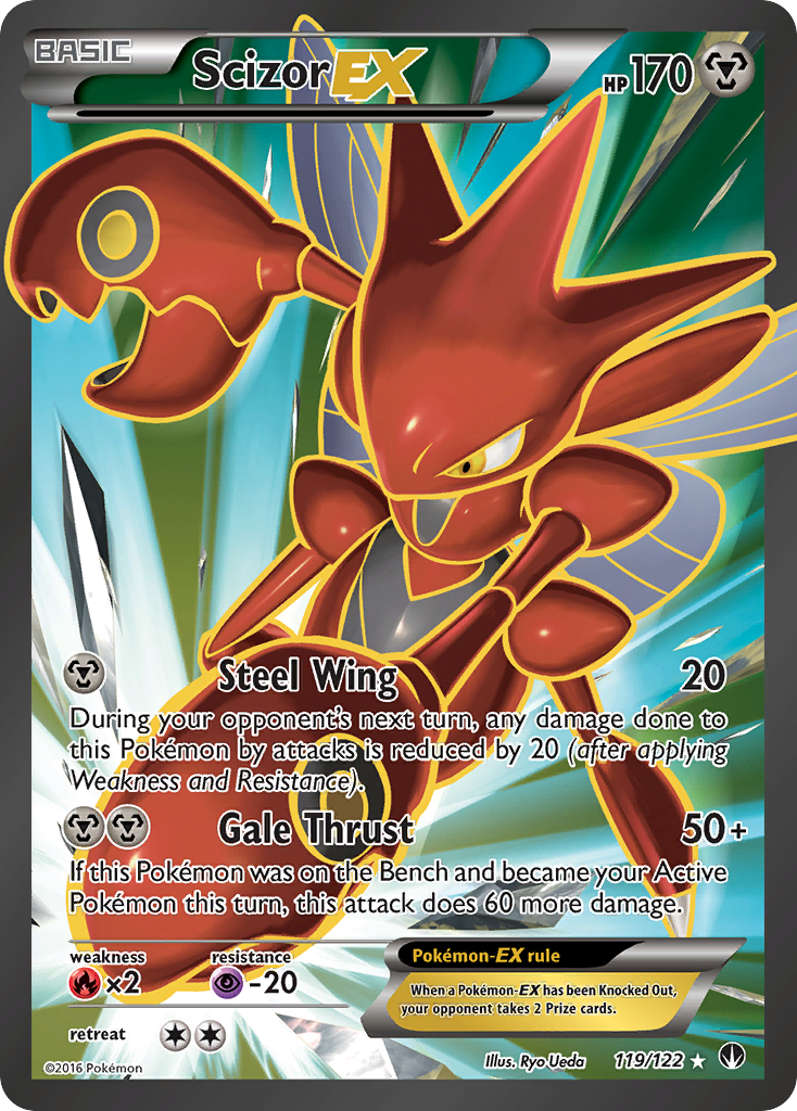 Scizor EX (119/122) [XY: BREAKpoint] | Deep Dive Games St. Marys