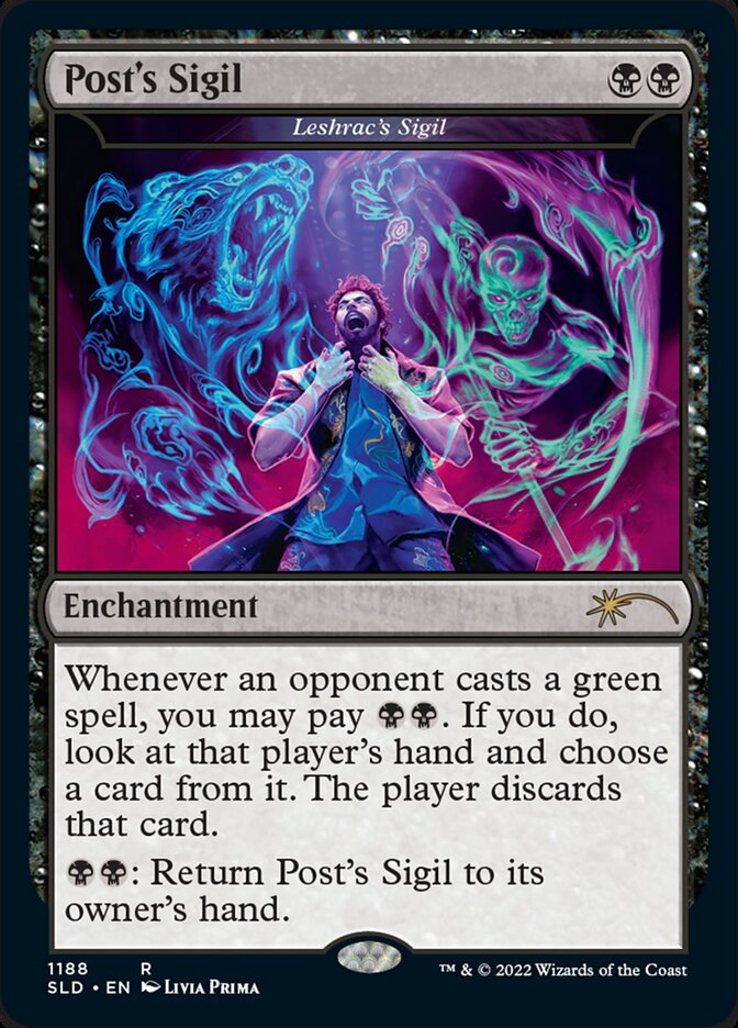 Post's Sigil - Leshrac's Sigil [Secret Lair Drop Series] | Deep Dive Games St. Marys