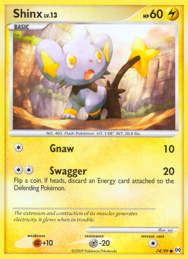 Shinx (74/99) [Platinum: Arceus] | Deep Dive Games St. Marys